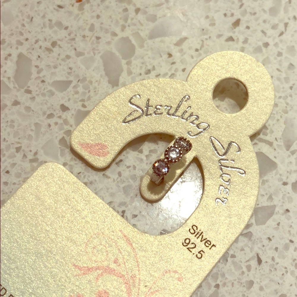 Brand New Sterling Silver Huggie Earring